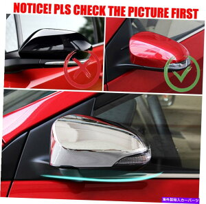 N[Jo[ g^CHR 2016-20192PCS ABSNTCh~[gJo[ 2pcs ABS Chrome Side Mirror Trim Cover For Toyota CHR 2016-2019