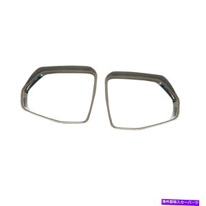�N���[���J�o�[ XT4 2018-2021 Chrome Breview Side Mirror Rain���уg���� For XT4 2018-2021 Chrome Rearview Side Mirror Rain Eyebrow Cover Trim�y���s�A���i�z