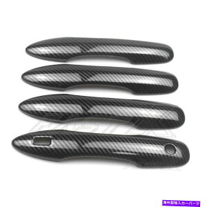 �N���[���J�o�[ �g���^�J��������2018-2020�J�[�{���t�@�C�o�[�X�^�C���h�A�n���h���J�o�[�g�����A�N�Z�T���[ For Toyota Camry 2018-2020 Carbon Fiber Style Door Handle Cover Trim Accessories