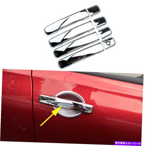 �N���[���J�o�[ ���Yqashqai J10 2007-13�N�����A�N�Z�T���[�̃L�[���X�h�A�n���h���J�o�[�g���� Keyless Door Handle Cover For Nissan Qashqai J10 2007-13 Chrome Accessories Trim�y���s�A���i�z