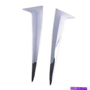 N[Jo[ g^VGi2021-2022ɓK2xJ[NAEBhEgCAOJo[gtBbg 2x Car Chrome Rear Window Triangle Cover Trim Fit for Toyota Sienna 2021-2022