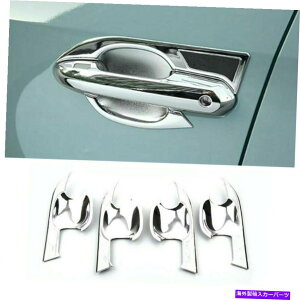 N[Jo[ 2019-20214Xg^RAV4NhAnh{EJo[gJ[ANZT[ 4X For 2019-2021 Toyota RAV4 Chrome Door Handle Bowl Cover Trim Car Accessaries
