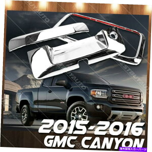 N[Jo[ 2015-2016GMCLjINe[Q[gnhJo[̃J̃JbgAEgnh For 2015-2016 GMC Canyon Chrome Tailgate Handle Cover Molding With Camera Cutout