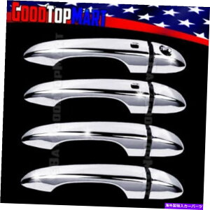 N[Jo[ Dodge Dart 2013 2014 2015 2016 Chrome4hAnhJo[ƃX}[gW/O PKƂ̃Jo[ For Dodge DART 2013 2014 2015 2016 Chrome 4 Door Handle Covers WITH Smart w/o PK