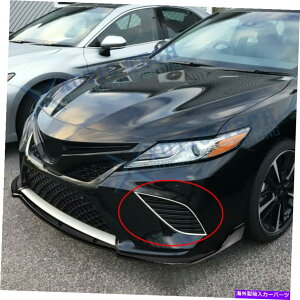 N[Jo[ 2018-20g^JSE/XSEX`[tgwbhtHOCgvt[Jo[g For 2018-20 Toyota Camry SE/XSE Steel Front Head Fog Light Lamp Frame Cover Trim