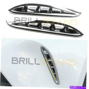 �N���[���J�o�[ �g���^�x���U2021 2022�N�����t�����g�o���p�[�t�H�O���C�g�J�o�[�g�����A�N�Z�T���[ For Toyota Venza 2021 2022 Chrome Front Bumper Fog Light Cover Trim Accessories