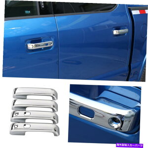N[Jo[ Ford F150 2015-2020GNXeAANZT[̃NhAnhJo[g Chrome Door Handle Decor Cover Trim For Ford F150 2015-2020 Exterior Accessories