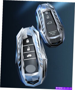 �N���[���J�o�[ 1 PC Chrome Metal Zinc Alloy Car Case Cave for Toyota Highlander 2020-2022 1 Pc Chrome Metal Zinc Alloy Car Key Case Cover for Toyota Highlander 2020-2022�y���s�A���i�z