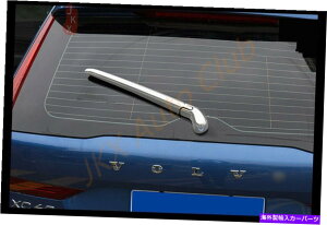 N[Jo[ {{XC60p18-2021uCgN[e[AEBhECp[Jo[g2xZbgQ For Volvo XC60 18-2021 Bright Chrome Tail Rear Window Wipers Cover Trim 2X Set q