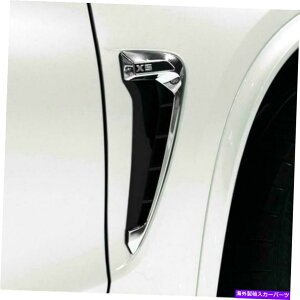 N[Jo[ gN[ABS}[J[tF_[TChGAxgJo[BMW X5 F15 2014-2018p2PCS Trim Chrome ABS Marker Fender Side Air Vent Cover 2Pcs For BMW X5 F15 2014-2018