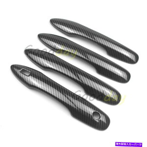 �N���[���J�o�[ �g���^�J�����̃h�A�n���h���J�o�[�g�����A�N�Z�T���[2018-2020�J�[�{���t�@�C�o�[�X�^�C�� Door Handle Cover Trim Accessories For Toyota Camry 2018-2020 Carbon Fiber Style