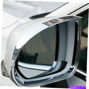 N[Jo[ {{XC60 18-19 XC90 for Volvo XC60 18-19 XC90 15-18 Chrome Door Mirror Eyebrow Frame Cover Trim 2pcs