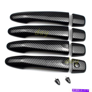 �N���[���J�o�[ Versa X-Trail Maxima Rogue Carbon Fiber Style�h�A�n���h���J�o�[�g�����̏ꍇ For Versa TIIDA X-TRAIL Maxima Rogue Carbon Fiber Style Door Handle Covers Trim�y���s�A���i�z