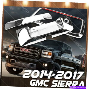 N[Jo[ 2014-2017 GMC Sierra Chrome TailgatenhJo[`JJbgAEg For 2014-2017 GMC Sierra Chrome Tailgate Handle Cover Molding With Camera Cutout