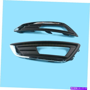 N[Jo[ yANtgtHOCgvJo[tH[htH[JX2016 -2017 NEWɓKĂ܂ Pair Chrome Front Fog Light Lamp Cover Bezel Fit For Ford Focus 2016 -2017 New