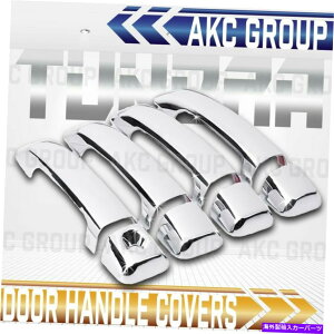 N[Jo[ g^ZRCÃRuebNchNABSvX`bNhAnhJo[Lbv Cobra Tek For Toyota Sequoia Tundra Chrome ABS Plastic Door Handle Cover Caps