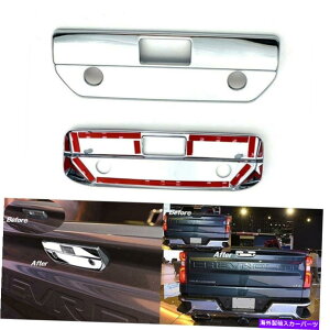 N[Jo[ 19 2021 22 22V{[Vo[hNe[Q[gnhJo[tJLEDz[ For 19 20 21 22 Chevy Silverado Chrome Tailgate Handle Covers W/ Camera LED Hole