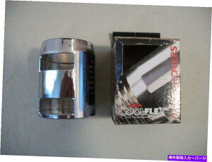 �N���[���J�o�[ CoolFlex Chrome Aluminium Radiator Hose Cover�AFX117�AMade in USA Cool Covers Nos COOLFLEX CHROME ALUMINUM RADIATOR HOSE COVER, FX117, MADE IN USA COOL-COVERS NOS
