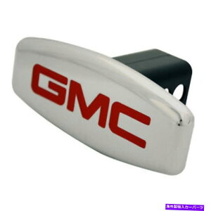 N[Jo[ ߂q̃gbNqb`Jo[GMCp̐ԂN-CR -004A Bully Car Truck Hitch Cover Red Letter Chrome for GMC - CR-004A