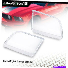 クロームカバー 2005年から2009年のフォードマスタングクロムハウジングクリアヘッドライトレンズカバーペアJJ Fit For 2005-2009 Ford Mustang Chrome Housing Clear Headlight Lens Cover Pair JJ
