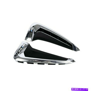 N[Jo[ BMW X5 F15 2014-2018 Chrome ABS}[J[xgJo[g̃tF_[TCh2PCS Fender Side 2Pcs For BMW X5 F15 2014-2018 Chrome ABS Marker Air Vent Cover Trim