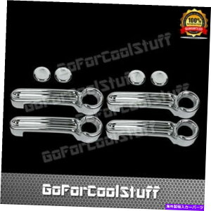 N[Jo[ Jeep Wrangler 2007-2015 Chrome4hÁAq̌ŃJo[܂ For Jeep Wrangler 2007-2015 Chrome 4 Doors Handle Covers W/Out Passenger Keyhole