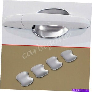 N[Jo[ WK[̓dqy[X2018-2020ANZT[̃}bgNhA{EJbvJo[g Matte Chrome Door Bowl Cup Cover Trims For Jaguar E-Pace 2018-2020 Accessories