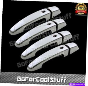 N[Jo[ Fit 2013-2017 Cadillac XTS Chrome DoornhJo[4̃X}[gL[z[ Fit 2013-2017 Cadillac XTS Chrome Door Handle Covers with 4 smart keyhole