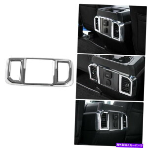 N[Jo[ Ford F150 F-150 15-17̃NAGARxgt[AEgbgJo[ Chrome Rear Air Conditioning Vent Frame Outlet Cover For Ford F150 F-150 15-17