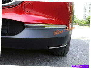 N[Jo[ 2020+}c_CX-30XeXtgtHOCgvJo[g܂ԂXgbvɓKĂ܂ Fit For 2020+ Mazda CX-30 Stainless Front Fog Light Lamp Cover Trim Eyelid Strip