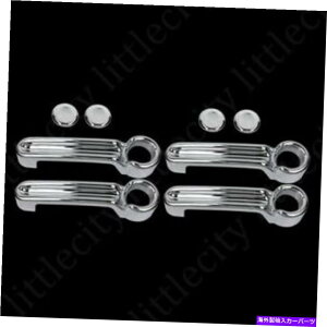 �N���[���J�o�[ Jeep Liberty 2008-09 10 11 12 2013 Chrome4�h�A�n���h���J�o�[�X�e�B�b�N�I�� FOR JEEP LIBERTY 2008-09 10 11 12 2013 CHROME 4 DOOR HANDLE COVER stick on over�y���s�A���i�z