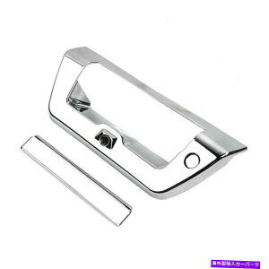 �N���[���J�o�[ 2PCS�N�����e�[���Q�[�g�h�A�n���h���J�o�[�J�o�[�g��������FORD F150 2015-19 M�̃x�[�� 2PCS Chrome Tailgate Door Handle Cover Trim Decor Bezel for Ford F150 2015-19 M�y���s�A���i�z