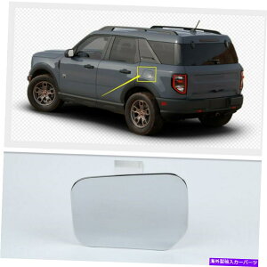 N[Jo[ tH[huRX|[c2021-2022 ABSNRtB[KXLbvgOJo[ For Ford Bronco Sport 2021-2022 ABS Chrome Fuel Filler Gas Cap Trim Ring Covers