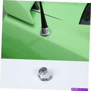 N[Jo[ Ford Mustang 2009-2014ABSN[A[tAei󒆃x[XJo[g ABS Chrome Rear Roof Antenna Aerial Base Cover Trim For Ford Mustang 2009-2014