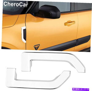 N[Jo[ Chrome Fender Side Air VentsAEgbgv[ggJo[tH[huRX|[c2021++ Chrome Fender Side Air Vents Outlet Plate Trim Cover For Ford Bronco Sport 2021+