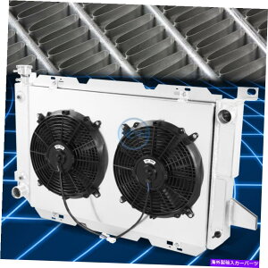 Radiator 85-96Ford F150/F250 V8 MT 3pWG[^[+12Vt@VEh For 85-96 Ford F150/F250 V8 Mt 3-Row Cooling Radiator+12V Fan Shroud Replacement