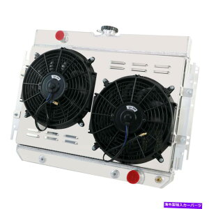 Radiator 3ROW���W�G�[�^�[�V�{���[�x���G�A/�C���p���G���J�~�m/�r�X�P�[���V�����E�h�f���A��12 �t�@�� 3ROW RADIATOR for CHEVROLET Belair/Impala El Camino/Biscayne SHROUD DUAL 12FANS�y���s�A���i�z