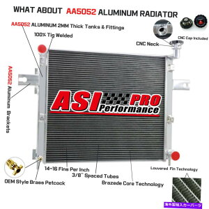 Radiator 3��A���~�j�E�����W�G�[�^�[�t�B�b�g2005-2010�W�[�v�O�����h�`�F���L�[3.7L 4.7L 6.1L V8 3 Row Aluminum Radiator Fit For 2005-2010 Jeep Grand Cherokee 3.7L 4.7L 6.1L V8�y���s�A���i�z