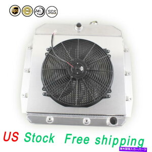 Radiator 3ROW���W�G�[�^�[+�t�@��1955-1959�V�{���[/GMC�g���b�N�s�b�N�A�b�v�A�p�b�`�R���{100/150 C/K 3Row Radiator+Fan For 1955-1959 Chevy/GMC Truck Pickup Apache Combo 100/150 C/K�y���s�A���i�z