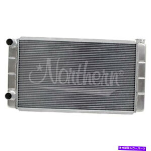 Radiator m[U209650_upX[vt@CA~jEWG[^[16 "x 31"C/AEg Northern 209650 Double Pass Low Profile Aluminum Radiator 16" x 31" In/Out Left