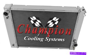 Radiator 1984 1985 1986 1987 1988�|���e�B�A�b�N�t�B�G��3���E�`�����s�I���A�h�o��ADV ALL ALUMIUNIUM���W�G�[�^�[ 1984 1985 1986 1987 1988 Pontiac Fiero 3 Row Champion ADV All Aluminum Radiator�y���s�A���i�z