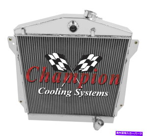 Radiator 1943-1948�V�{���[�t���[�g���C���A�X�^�C�����C���t���[�g�}�X�^�[L6 3��A���C�A���g���W�G�[�^�[ 1943 -1948 CHEVY FLEETLINE, STYLELINE FLEETMASTER L6 3 ROW Alliant Radiator