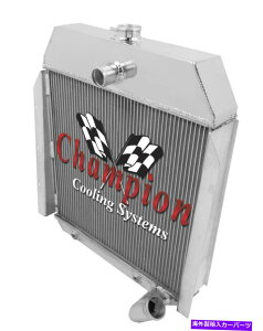 Radiator 1941�N����1949�N�̍��ۃg���b�N��CC4960��3��̋����`�����s�I�����W�G�[�^�[ 3 Row Supply Champion Radiator for 1941 - 1949 International Trucks #CC4960�y���s�A���i�z