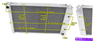 Radiator 1982�N�̃r���C�b�N���[�K���X�|�[�cV6�G���W����CC683��3��C�[�O���`�����s�I�����W�G�[�^�[ 3 Row Eagle Champion Radiator for 1982 Buick Regal Sport V6 Engine #CC683�y���s�A���i�z