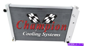 Radiator 3��̃p�t�H�[�}���X���W�G�[�^�[1973-1991 GMC Jimmy V8�G���W����3��̃p�t�H�[�}���X���W�G�[�^�[19 x28�R�A 3 Row Perf Champion Radiator 19x28 Core for 1973 - 1991 GMC Jimmy V8 Engine�y���s�A���i�z
