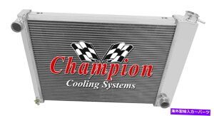 Radiator 1967 1968 1969 Trans Am V8 Eng�i�}�j���A���g�����X�j��3��G�[�X���W�G�[�^�[ 3 Row Ace Radiator for 1967 1968 1969 Trans Am V8 Eng (Manual Trans)�y���s�A���i�z