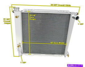 Radiator 1985 86 87 88 89 90 91 92 93 1994フォードレンジャー3ロウイーグルチャンピオンラジエーター 1985 86 87 88 89 90 91 92 93 1994 Ford Ranger 3 Row Eagle Champion Radiator