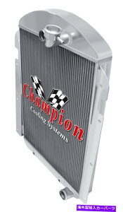 Radiator 3��̍��x�ȃ`�����s�I�����W�G�[�^�[1940�V�{���[KC V8�ϊ���CC3940CH 3 Row Advanced Champion Radiator for 1940 Chevrolet KC V8 Conversion #CC3940CH�y���s�A���i�z