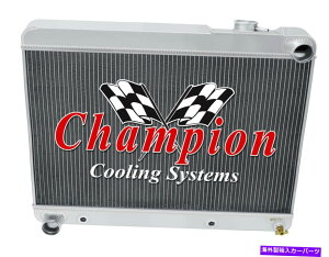 Radiator 1961 1962 1963 Buick Invicta V8�G���W����3��̍��x�ȃ`�����s�I�����W�G�[�^�[ 3 Row Advanced Champion Radiator for 1961 1962 1963 Buick Invicta V8 Engine�y���s�A���i�z