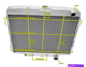 Radiator 3��̋����`�����s�I�����W�G�[�^�[1968 1969 Ford Torino V8�G���W�� 3 Row Supply Champion Radiator for 1968 1969 Ford Torino V8 Engine�y���s�A���i�z